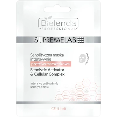 SUPREMELAB - CELLULAR - Ránctalanító hatású szenolitikus fátyolmaszk, 1 db
