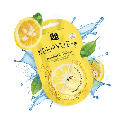 AA KEEP YUZING EXPRESS - Glamour hatású „ragyogó megjelenés” krémpakolás, 7 ml AA KEEP YUZING EXPRESS - Glamour hatású „ragyogó megjelenés” krémpakolás, 7 ml