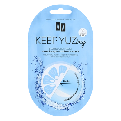 AA Keep Yuzing Expressz hidratáló és bőrszínjavító hatású krémpakolás 7 ml