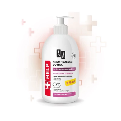 AA HELP - Tápláló hatású kézápoló krém balzsam, 275 ml AA HELP - Tápláló hatású kézápoló krém balzsam, 275 ml