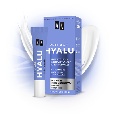 AA HYALU PRO AGE - Hidratáló és bőrszínjavító hatású szemkörnyéki krém 15 ml
