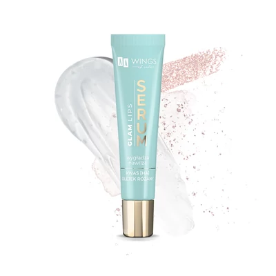 AA WINGS OF COLOR - Lip Serum Glam Lips - Kisimító hatású ajakbalzsam-szérum, 10 ml AA WINGS OF COLOR - Lip Serum Glam Lips - Kisimító hatású ajakbalzsam-szérum, 10 ml