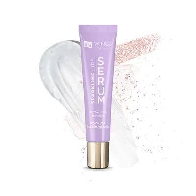 AA WINGS OF COLOR - Lip Serum Sparkling Lips - Csillogó hatású ajakbalzsam-szérum, 10 ml AA WINGS OF COLOR - Lip Serum Sparkling Lips - Csillogó hatású ajakbalzsam-szérum, 10 ml