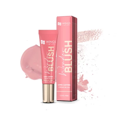 AA WINGS OF COLOR Wonder Blush - Mattító hatású tartós krém-pirosító 01 Cool Pink 15 ml AA WINGS OF COLOR Wonder Blush - Mattító hatású tartós krém-pirosító 01 Cool Pink 15 ml