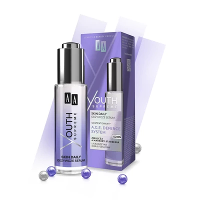 AA YOUTH SUPREME - SKIN DAILY - Tápláló nappali szérum, 30 ml
