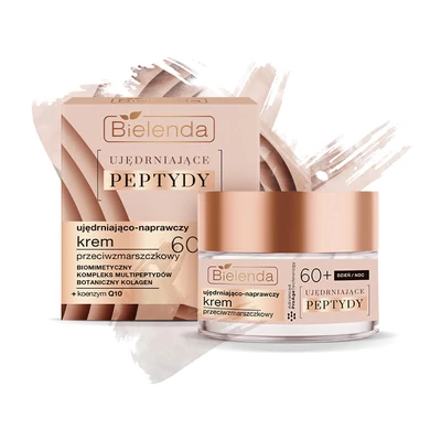 BIELENDA - FIRMING PEPTIDES - Feszesítő újjáépítő és ránctalanító hatású arckrém 60+, 50 ml BIELENDA - FIRMING PEPTIDES - Feszesítő újjáépítő és ránctalanító hatású arckrém 60+, 50 ml