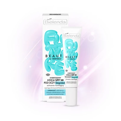 BIELENDA - FUTURE BEAUTY AI INSPIRED - Hibrid hidratáló és fényvédő szemkörnyékápoló krém SPF 50, 15 ml