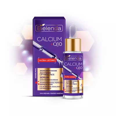 Bielenda Calcium + Q10 - Lifting és ránctalanító hatású szérum-koncentrátum 30 ml