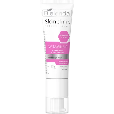 BIELENDA - SKIN CLINIC PROFESSIONAL - VITAMIN P Erősítő és nyugtató hatású arckrém, nappali/éjszakai, 40 ml