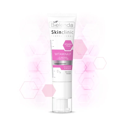 BIELENDA - SKIN CLINIC PROFESSIONAL - VITAMIN P Bőrbarrier-erősítő és nyugtató hatású arckrém,  40 ml