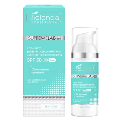 SUPREMELAB - SKIN TONE - Hiperpigmentáció elleni fényvédő arckrém SPF 50, 50 ml