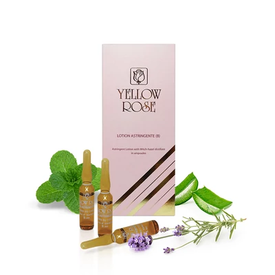 YELLOW ROSE - Lotion Astringente (B) összehúzó, feszesítő hatású ampulla, 12*3 ml YELLOW ROSE - Lotion Astringente (B) összehúzó, feszesítő hatású ampulla, 12*3 ml