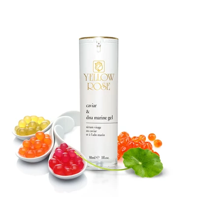YELLOW ROSE - CAVIAR & MARINE DNA - Anti-ageing hatású gél-szérum, 30 ml YELLOW ROSE - CAVIAR & MARINE DNA - Anti-ageing hatású gél-szérum, 30 ml