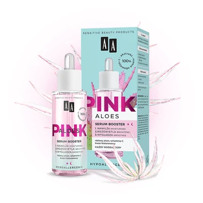 AA PINK ALOE - Hidratáló hatású szérum-booster, 30 ml