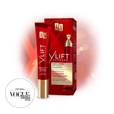 AA Y LIFT SUPREME - Lifting hatású szemkörnyéki krém masszázs applikátorral, 15 ml AA Y LIFT SUPREME - Lifting hatású szemkörnyéki krém masszázs applikátorral, 15 ml