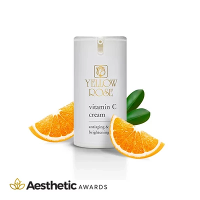 YELLOW ROSE - VITAMIN C - Hidratáló, ránctalanító és ragyogást helyreállító arckrém, 50 ml