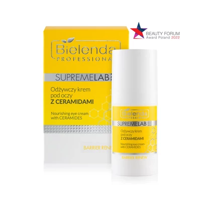 SUPREMELAB - BARRIER RENEW - Tápláló hatású szemkörnyékápoló krém ceramiddal, 15 ml