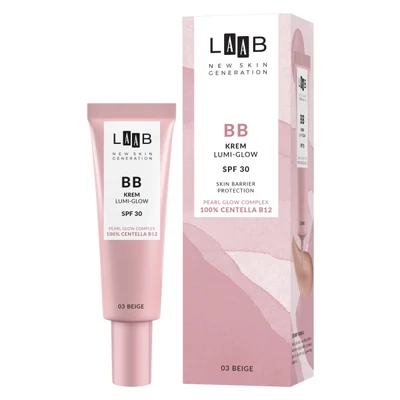 AA LAAB - 100% CENTELLA B12 - Lumi Glow BB krém SPF 30 - Beige 03, 30 ml