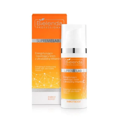 SUPREMELAB - ENERGY BOOST - Energizáló és hidratáló hatású arckrém ultrastabil C-vitaminnal, 50 ml