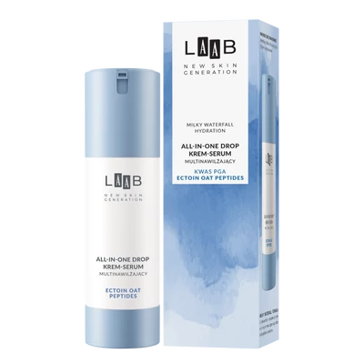 AA LAAB - Milky Waterfall Hydration -  Multi-hidratáló hatású krém-szérum, 80 ml