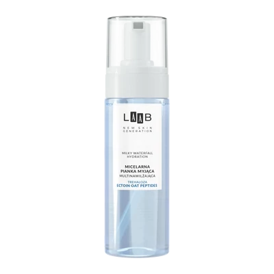 AA LAAB - Milky Waterfall Hydration - Multi-hidratáló hatású micellás arctisztító hab, 150 ml