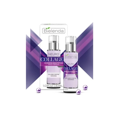 BIELENDA - NEURO COLLAGEN - Ráncfeltöltő hatású szérum kollagén-peptiddel, 30 ml
