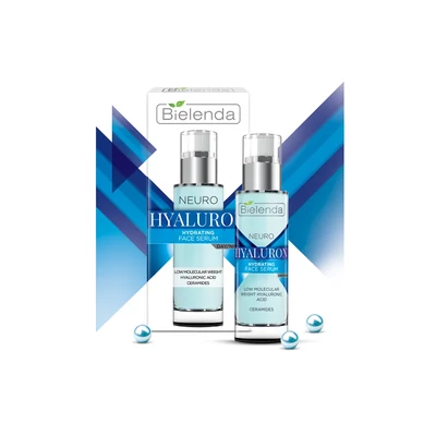 BIELENDA - NEURO HYALURON - Ráncfeltöltő hatású szérum hyaluronsavval, 30 ml