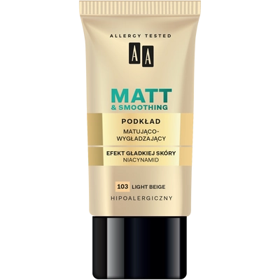 AA Make up Mattító és bőrkisimító hatású alapozó krém 103