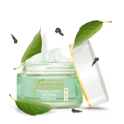BIELENDA - GREEN TEA - Mattító hatású nappali arckrém, 50 ml BIELENDA - GREEN TEA - Mattító hatású nappali arckrém, 50 ml