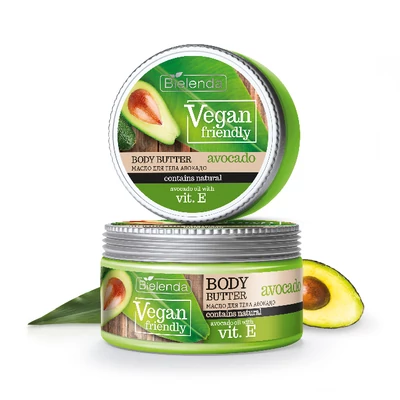 BIELENDA - VEGAN FRIENDLY - Avokádó tápláló hatású testápoló vaj, 250 ml BIELENDA - VEGAN FRIENDLY - Avokádó tápláló hatású testápoló vaj, 250 ml