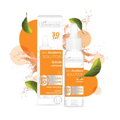 BIELENDA - SKIN ACADEMY SOLUTION - Fényvédő szérum SPF 30, 25 ml BIELENDA - SKIN ACADEMY SOLUTION - Fényvédő szérum SPF 30, 25 ml