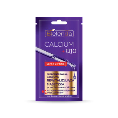 Bielenda Calcium + Q10 - Mélyrevitalizáló hatású koncentrált ránctalanító pakolás 8 g
