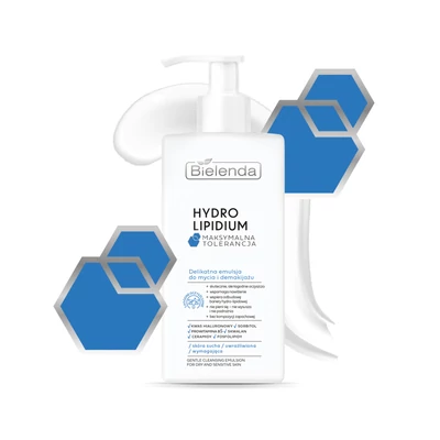 BIELENDA - HYDRO LIPIDIUM - Kíméletes arctisztító és sminkeltávolító emulzió, 300 ml BIELENDA - HYDRO LIPIDIUM - Kíméletes arctisztító és sminkeltávolító emulzió, 300 ml