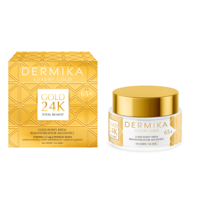DERMIKA LUXURY GOLD - 65+ Bőrfiatalság visszaállító hatású luxus arckrém 50 ml