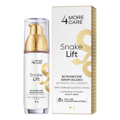More4Care Snake Lift - Azonnali bőrfiatalító és feszesítő hatású gél-szérum 35 ml