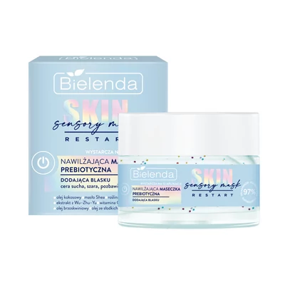 BIELENDA - SKIN RESTART SENSORY - Hidratáló és ragyogást helyreállító hatású pakolás, 50 ml