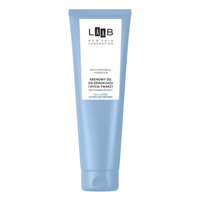 AA LAAB - Milky Waterfall Hydration - Krémes arctisztító gél és sminklemosó, 150 ml