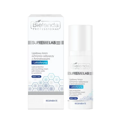 SUPREMELAB - ARCHITECT - Védő és tápláló hatású lipid arckrém aminosavakkal és laktoferrinnel, 50 ml