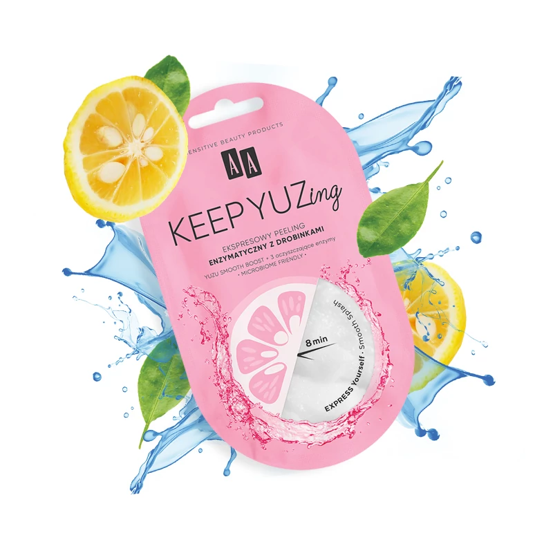 AA KEEP YUZING EXPRESS - Enzimes-szemcsés peeling, 7 ml