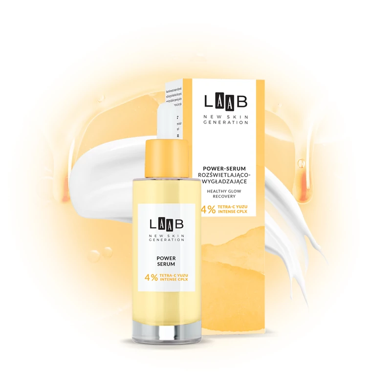 AA LAAB - Bőrszínjavító és ragyogást fokozó hatású power-szérum, 30 ml