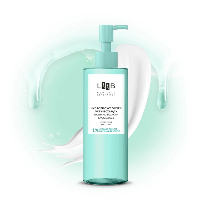 AA LAAB - CLEAR SKIN SOLUTION - Hidrofil normalizáló és nyugtató hatású arctisztító olaj, 200 ml