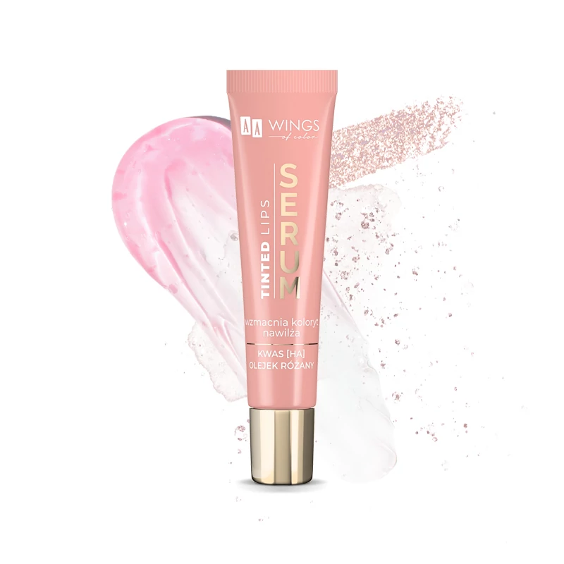AA WINGS OF COLOR Lip Serum Tinted Lips - Színezett ajakbalzsam-szérum 10 ml