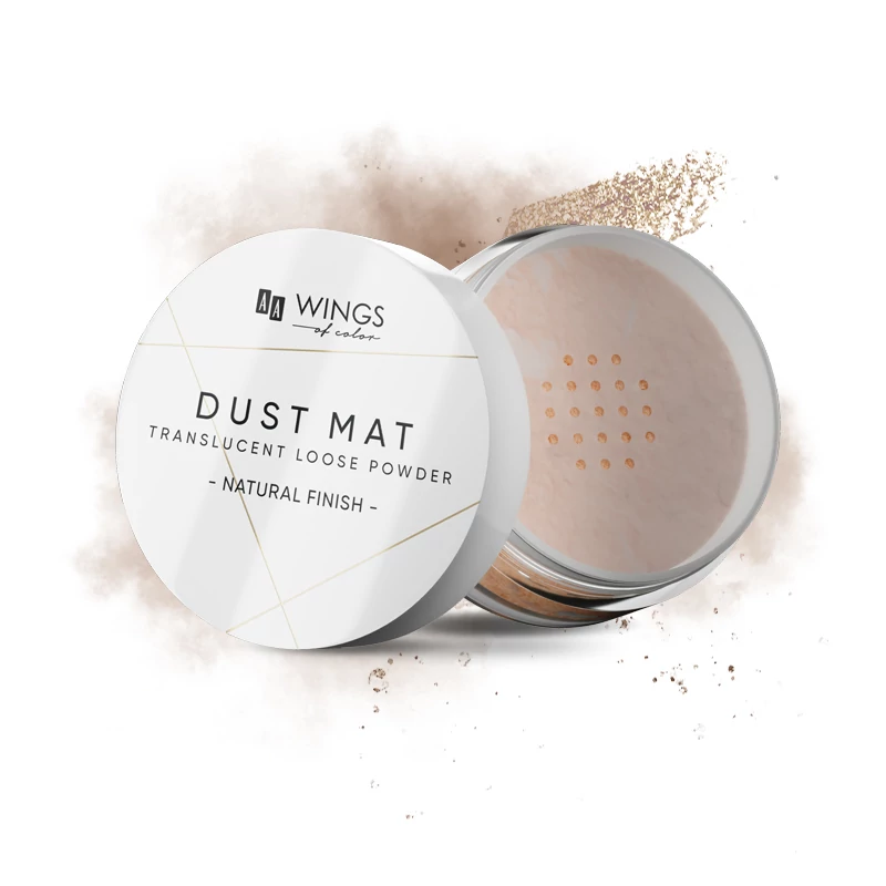AA WINGS OF COLOR Powder Translucent Dust Matt - Mattító hatású translucent púder 12 g