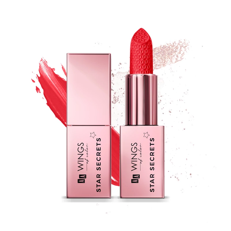 AA WINGS OF COLOR STAR SECRETS Lipstick Semi Matte - Matt rúzs 202 3,6 g