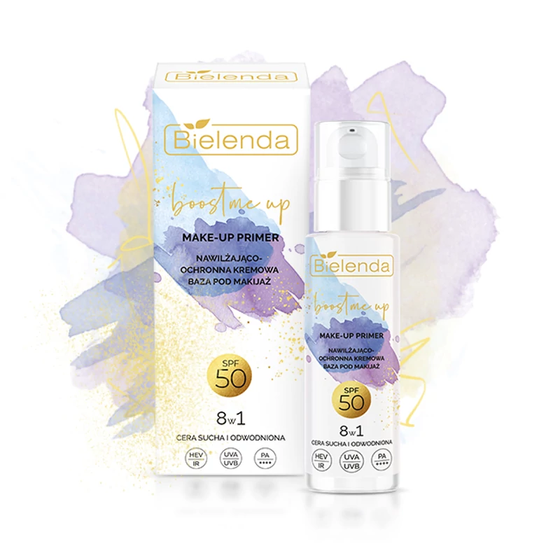 Bielenda Boost me Up Hidratáló hatású sminkbázis SPF 50 8in1 30 ml