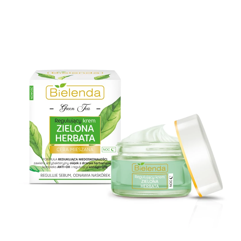 Bielenda Green Tea Normalizáló hatású éjszakai arckrém 50 ml