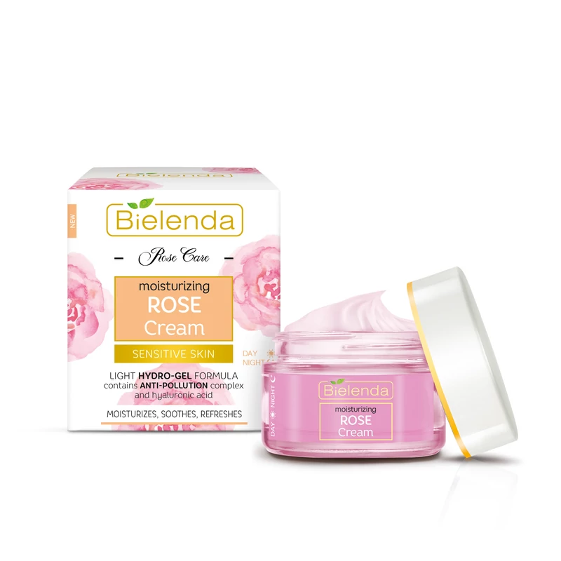 BIELENDA ROSE CARE: HIDRATÁLÓ HATÁSÚ N/É ARCKRÉM 50 ML