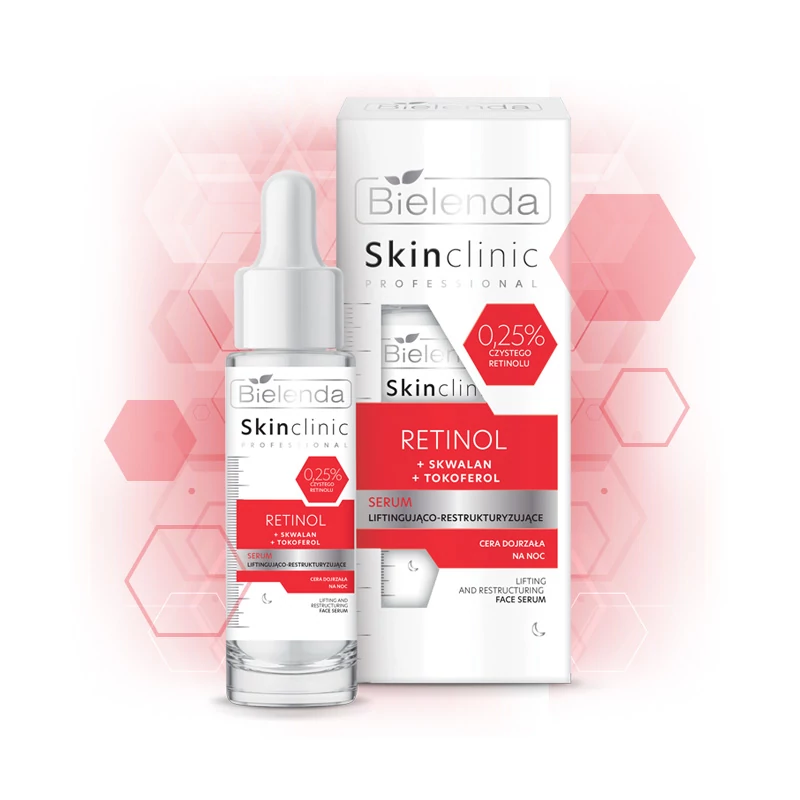 Bielenda Skin Clinic Professional Retinol Lifting és helyreállító hatású szérum 30 ml