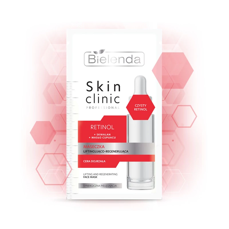 Bielenda Skin Clinic Professional Retinol Lifting és regeneráló hatású pakolás 8 g