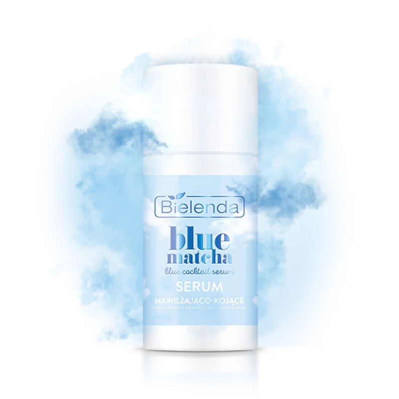 Bielenda Blue Matcha Blue Cocktail nyugtató hatású szérum, 30 g